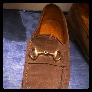 Authentic Men Brown Gucci loafers